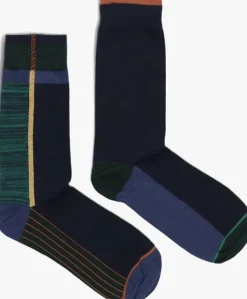 blauwe marcmarcs sokken lex cotton 2-pack