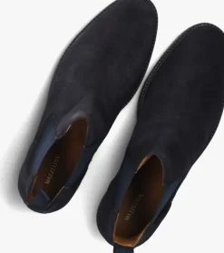 blauwe mazzeltov chelsea boots 4p-15812