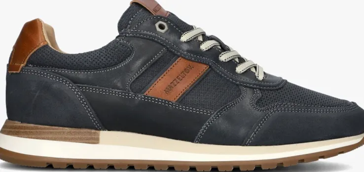 blauwe mazzeltov lage sneakers madrid