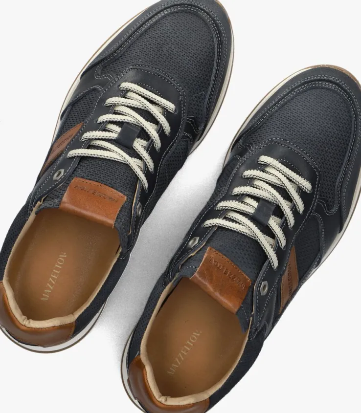blauwe mazzeltov lage sneakers madrid