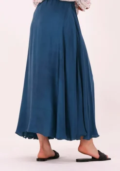 blauwe mes demoiselles maxirok ashton