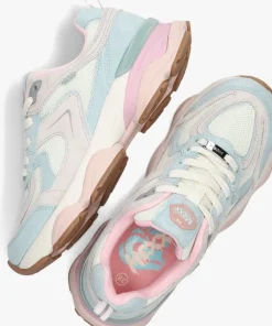 blauwe mexx lage sneakers norah