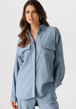 blauwe minus blouses livina oversized shirt