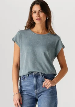 blauwe minus top carlina knit tee