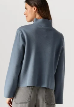 blauwe minus trui lupi high neck pullover