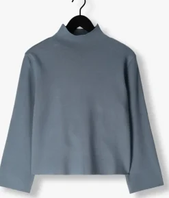 blauwe minus trui lupi high neck pullover