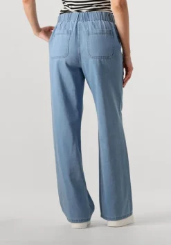 blauwe minus wide jeans bora mid waist pant