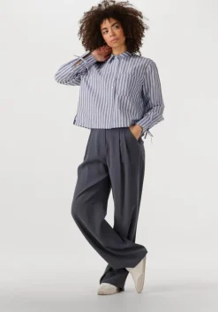 blauwe modström blouses meyrickmd stripe shirt
