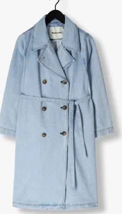blauwe modström trenchcoats madelinemd denim jacket