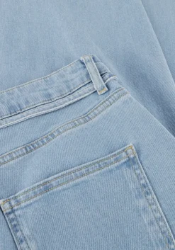 blauwe modström wide jeans isoldemd solid pants