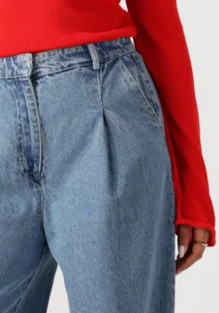 blauwe modström wide jeans minnimd pants