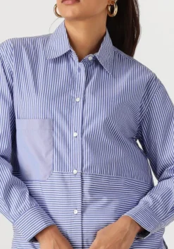 blauwe moliin blouses evie