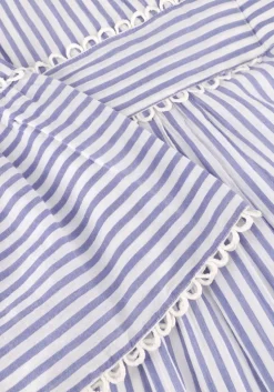 blauwe moliin maxi jurk dulce