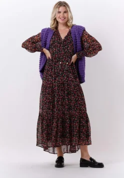 blauwe moliin maxi jurk elena