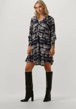 blauwe moliin mini jurk louise