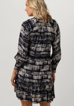 blauwe moliin mini jurk louise