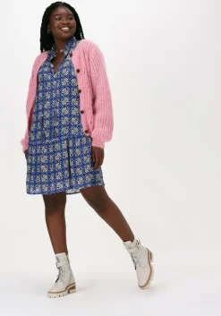 blauwe moliin mini jurk melissa