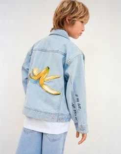 blauwe molo spijkerjas honore