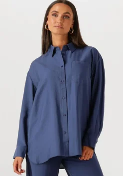 blauwe msch copenhagen blouses mschdisa shirt