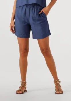 blauwe msch copenhagen korte broek mschdisa hw shorts