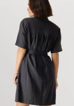 blauwe msch copenhagen mini jurk mschpennie ginia 2 4 shirt dress