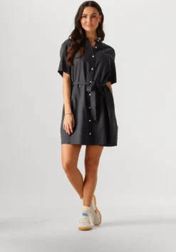 blauwe msch copenhagen mini jurk mschpennie ginia 2 4 shirt dress
