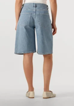 blauwe msch copenhagen shorts mschelida ada denim shorts