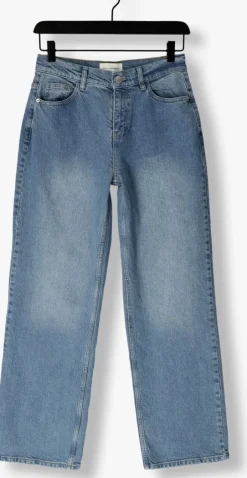 blauwe msch copenhagen straight leg jeans mschbine ada relaxed jeans