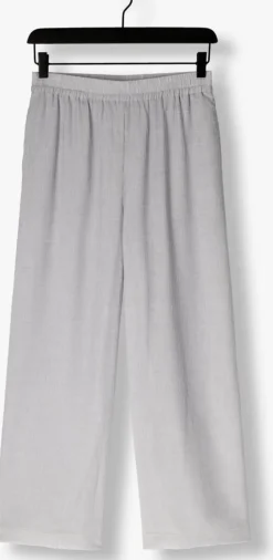 blauwe msch copenhagen wijde broek mschkinley hw pants stp