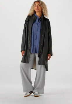 blauwe msch copenhagen wijde broek mschkinley hw pants stp