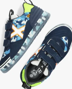 blauwe munich lage sneakers g3 velcro