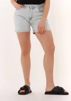blauwe my essential wardrobe jeans stella 107 high short shorts