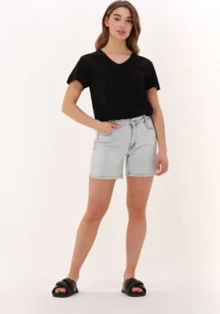 blauwe my essential wardrobe jeans stella 107 high short shorts