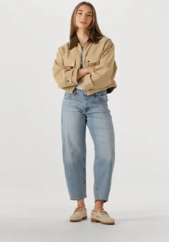 blauwe my essential wardrobe barrel jeans balloomw 139 high tappered