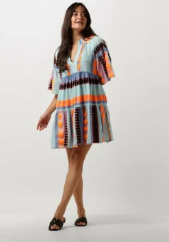 blauwe nema mini jurk bella