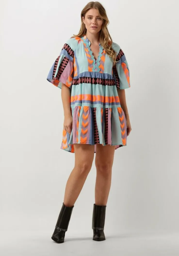 blauwe nema mini jurk bella