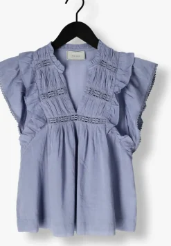 blauwe neo noir blouses jayla s voile top