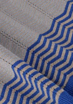 blauwe neo noir trui dary stripe knit blouse