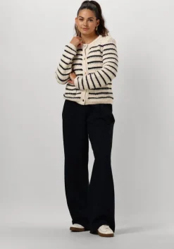 blauwe neo noir vest paula knit cardigan