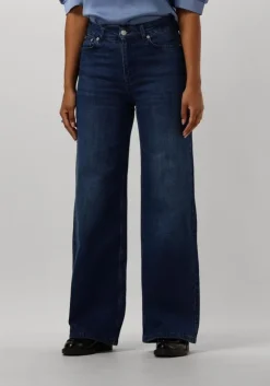 blauwe neo noir wide jeans carla denim pants