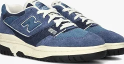 blauwe new balance lage sneakers bbw550