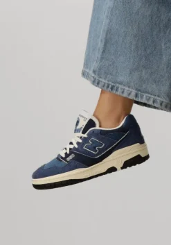 blauwe new balance lage sneakers bbw550