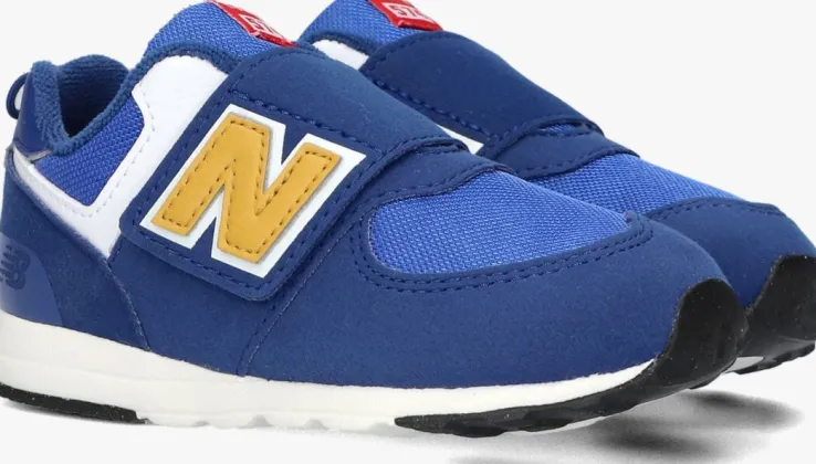 blauwe new balance lage sneakers nw574hbg