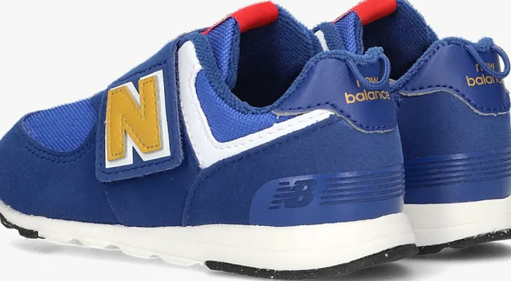 blauwe new balance lage sneakers nw574hbg