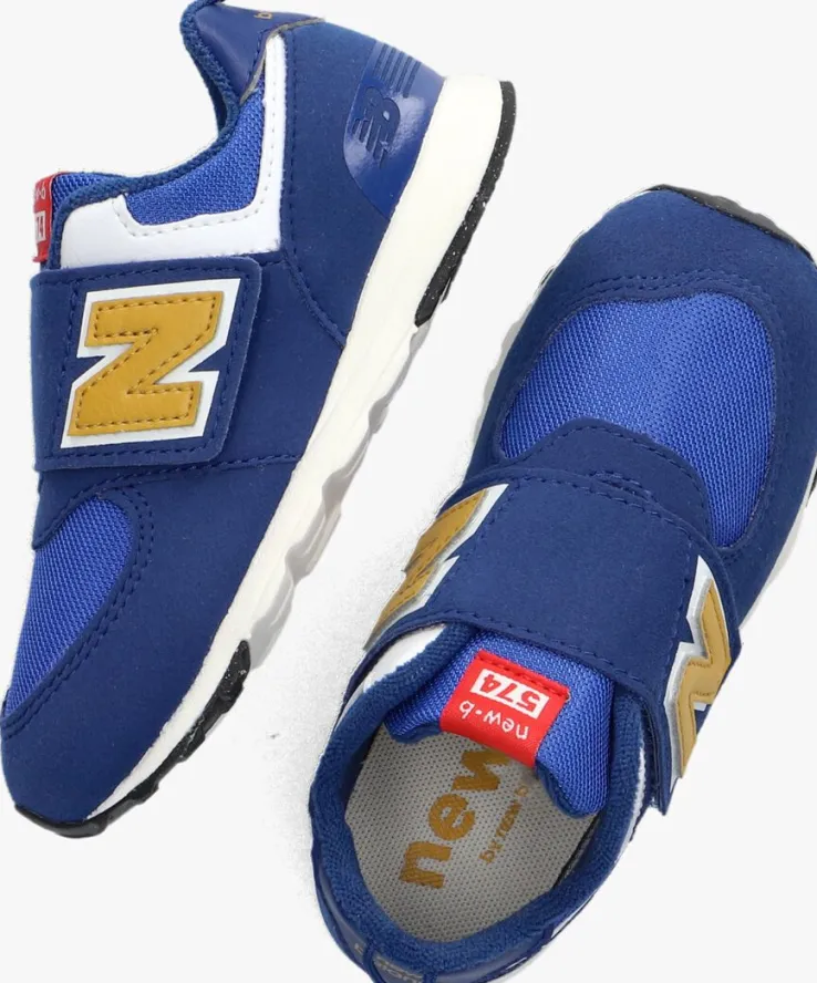 blauwe new balance lage sneakers nw574hbg