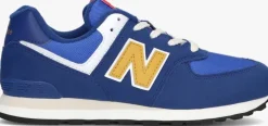 blauwe new balance lage sneakers gc574 m