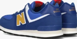 blauwe new balance lage sneakers gc574 m