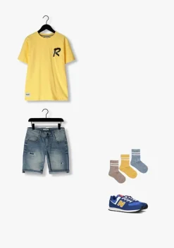 blauwe new balance lage sneakers gc574 m