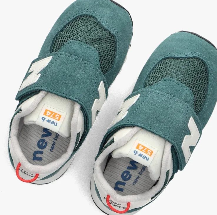 blauwe new balance lage sneakers nw574