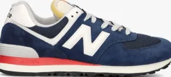 blauwe new balance sneakers u574 m